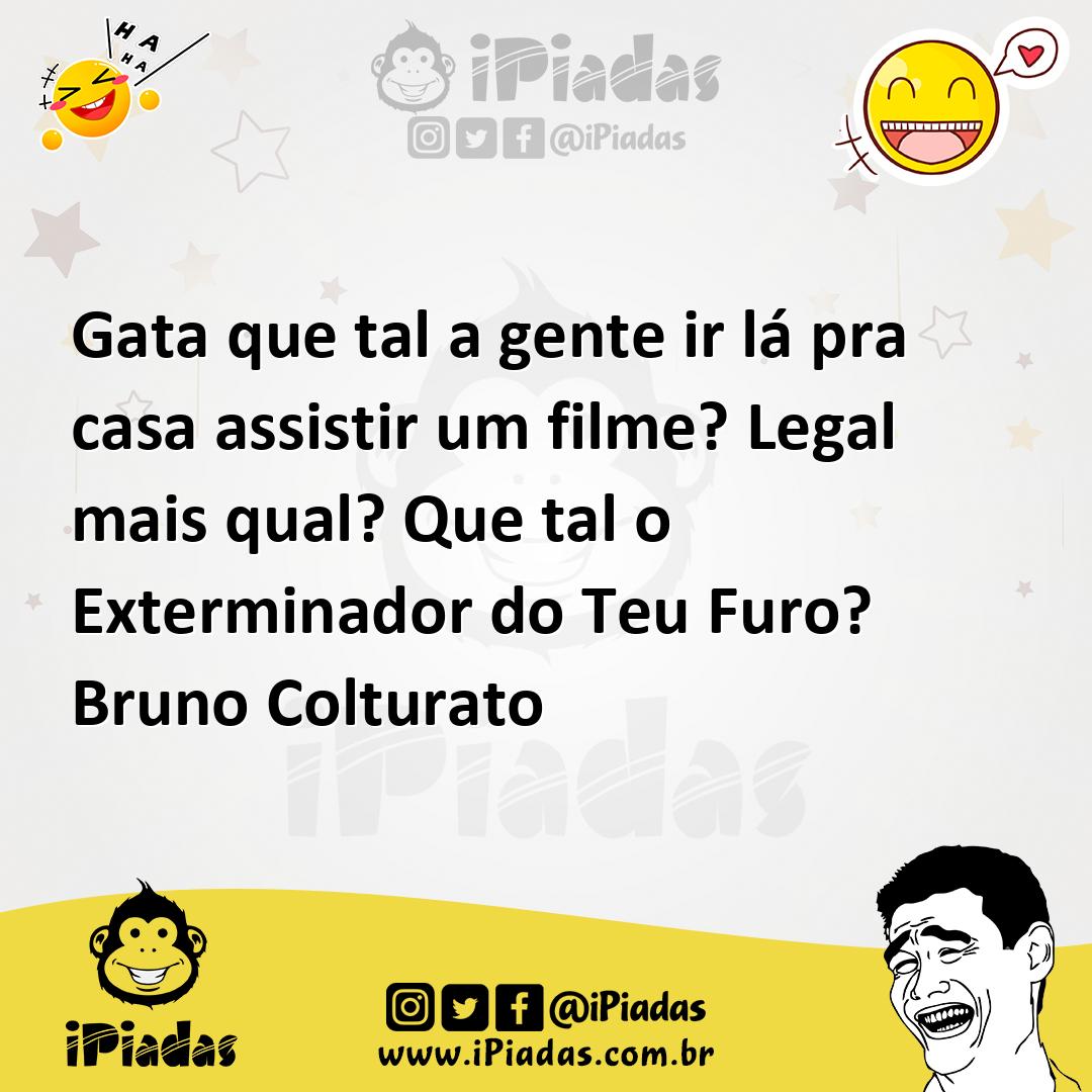 Ilustração de Gata que tal a gente ir lá pra casa assistir um filme? Legal mais qual... no iPiadas