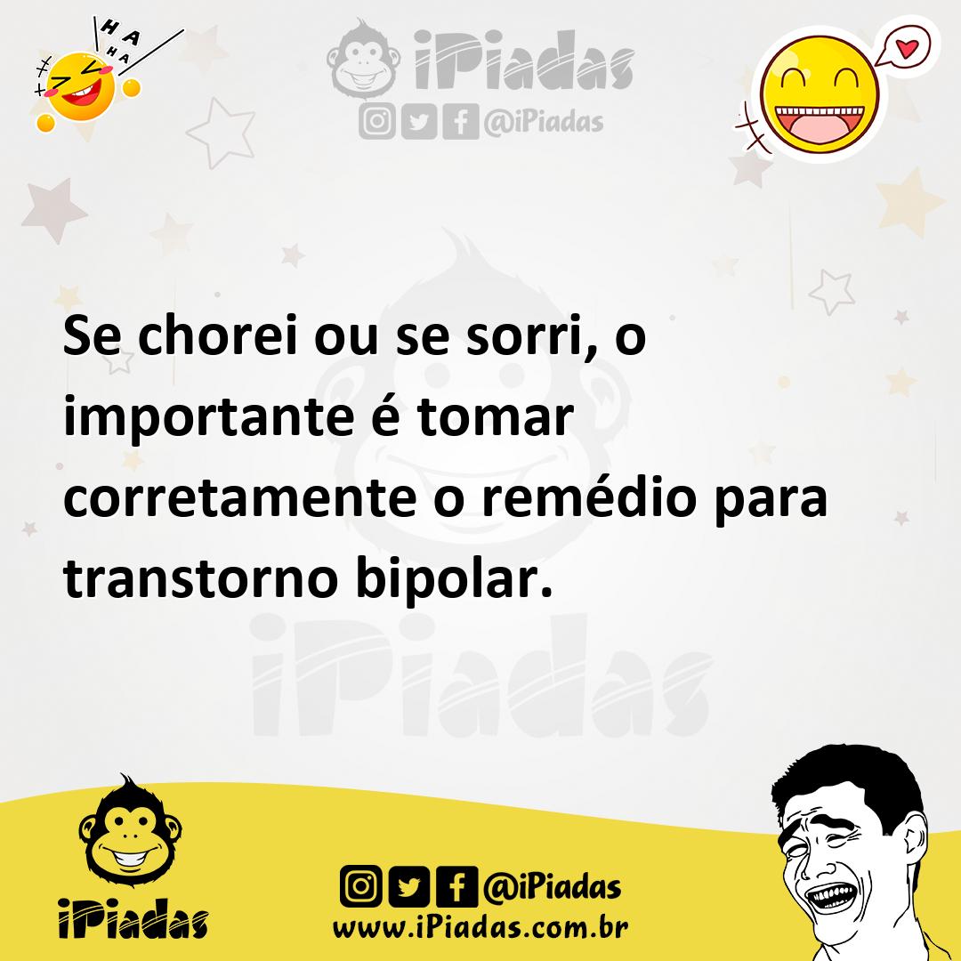 Ilustração de Se chorei ou se sorri, o importante é tomar corretamente o remédio par... no iPiadas