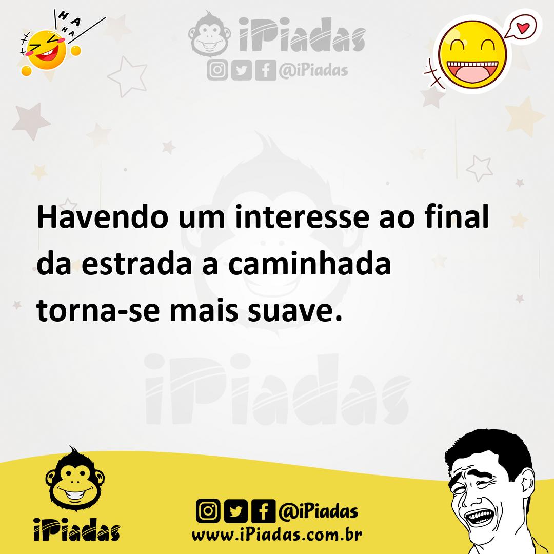 Ilustração de Havendo um interesse ao final da estrada a caminhada torna-se mais sua... no iPiadas