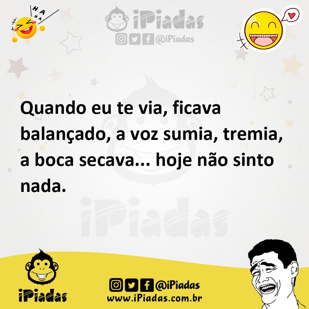 Ilustração de Quando eu te via, ficava balançado, a voz sumia, tremia, a boca secava... no iPiadas