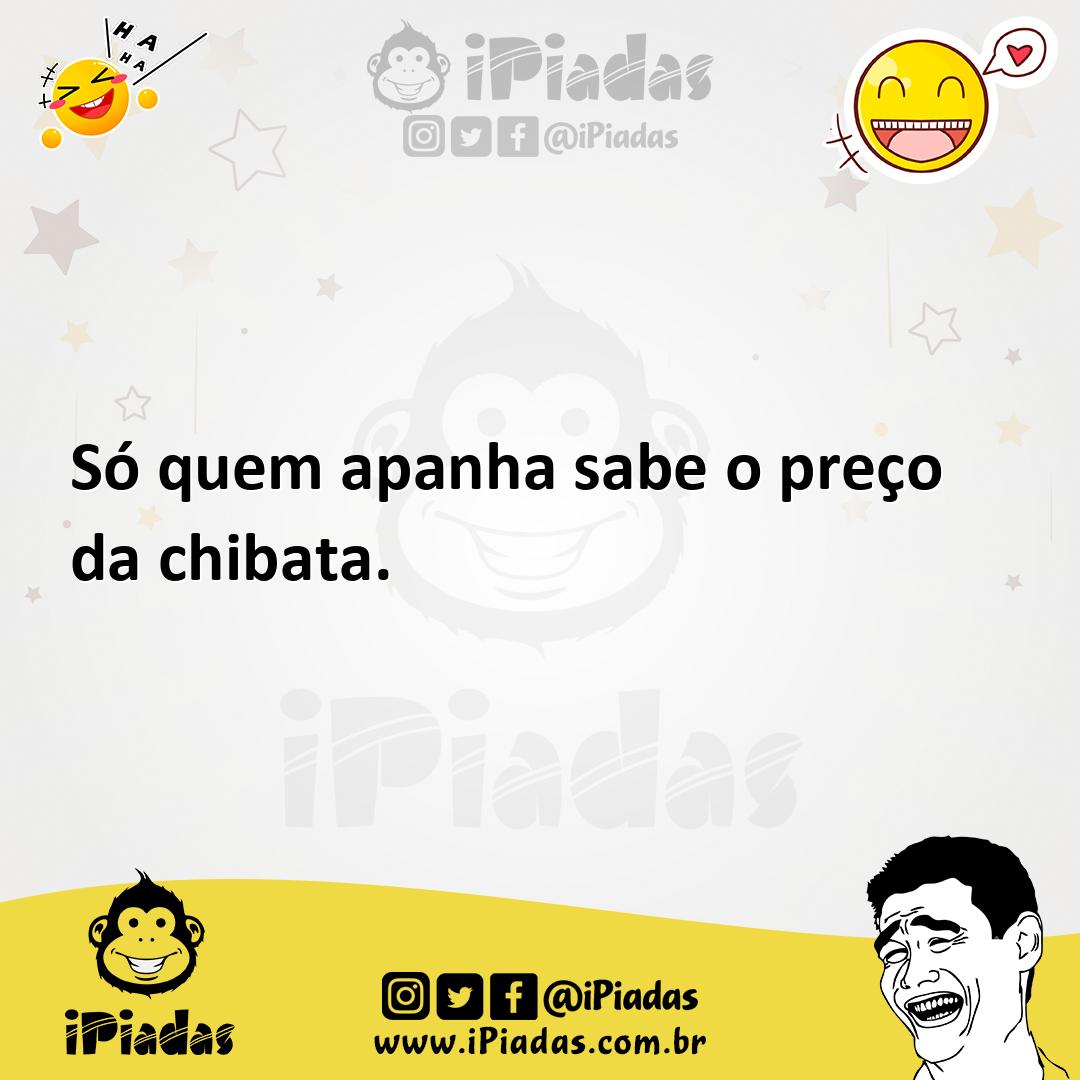 Ilustração de Só quem apanha sabe o preço da chibata. no iPiadas