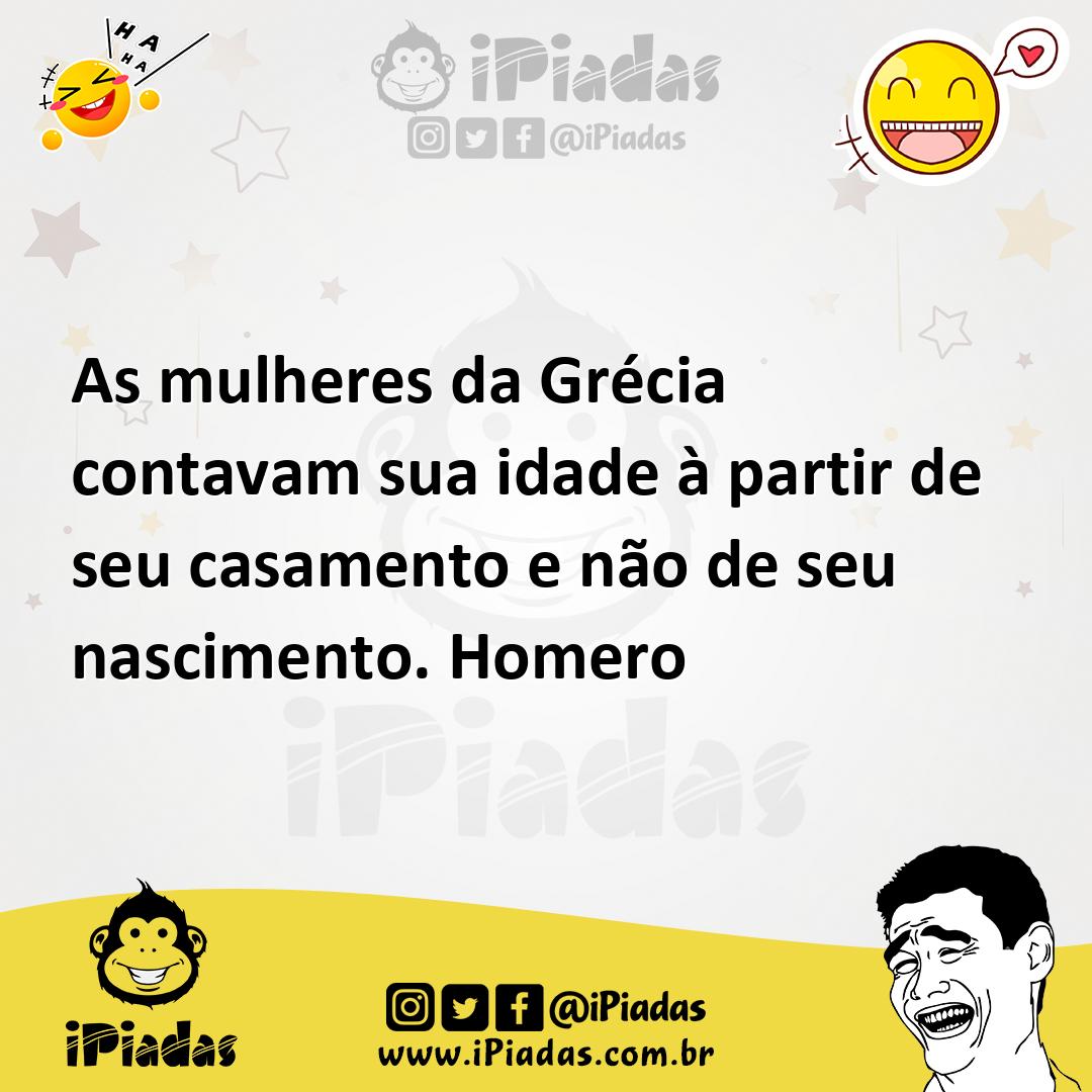 Ilustração de As mulheres da Grécia contavam sua idade à partir de seu casamento e n... no iPiadas