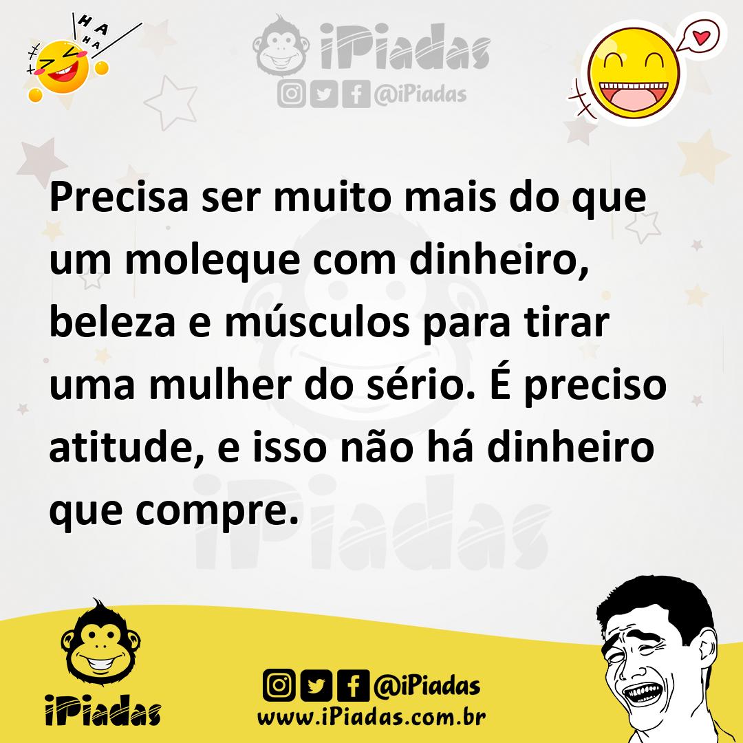 Ilustração de Precisa ser muito mais do que um moleque com dinheiro, beleza e múscul... no iPiadas