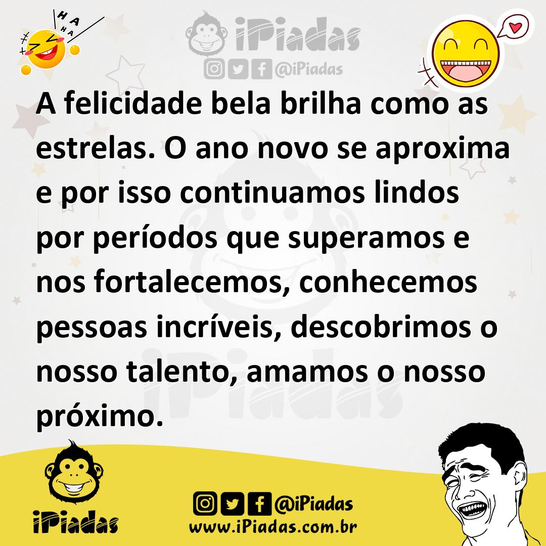 Ilustração de A felicidade bela brilha como as estrelas. O ano novo se aproxima e po... no iPiadas