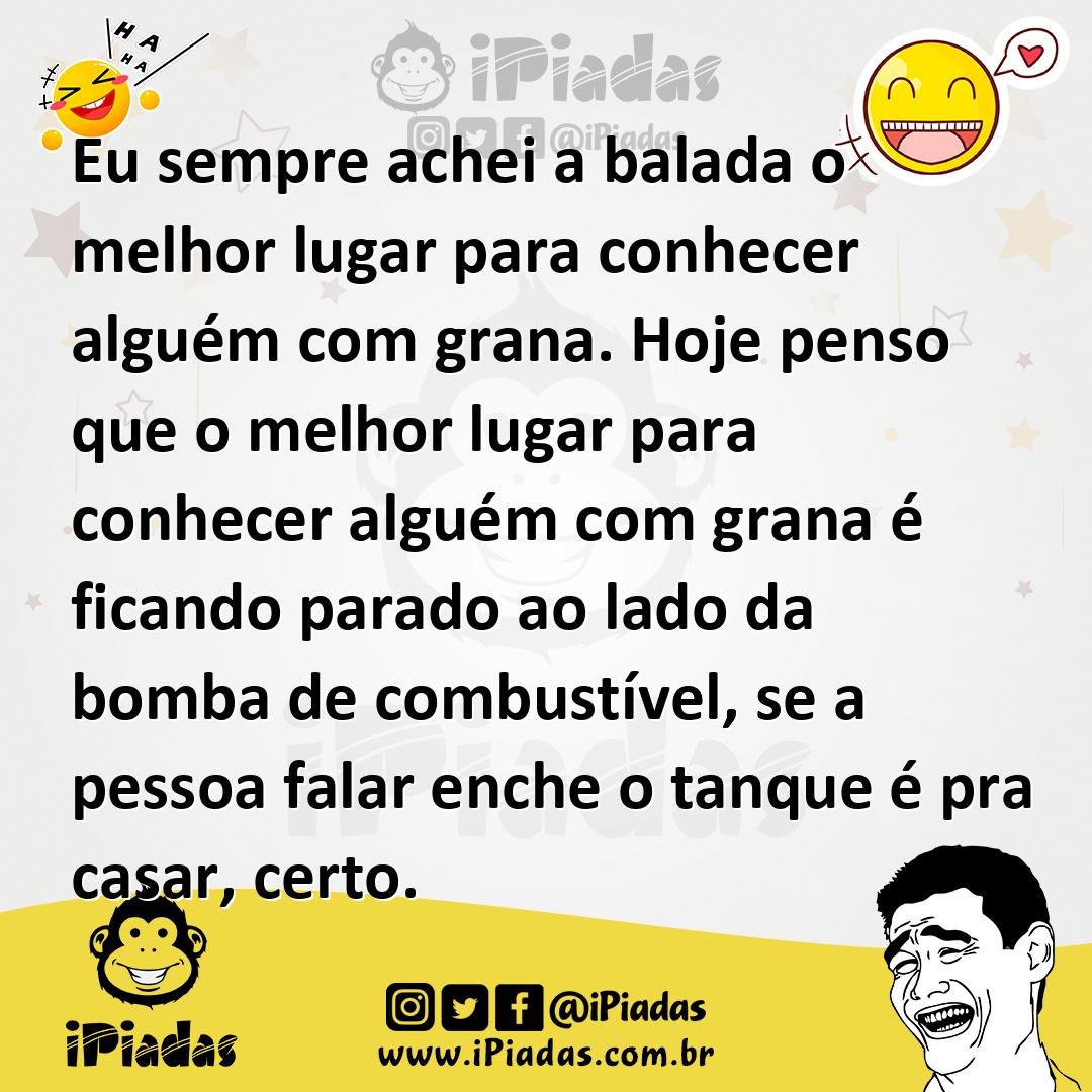 Ilustração de Eu sempre achei a balada o melhor lugar para conhecer alguém com grana... no iPiadas