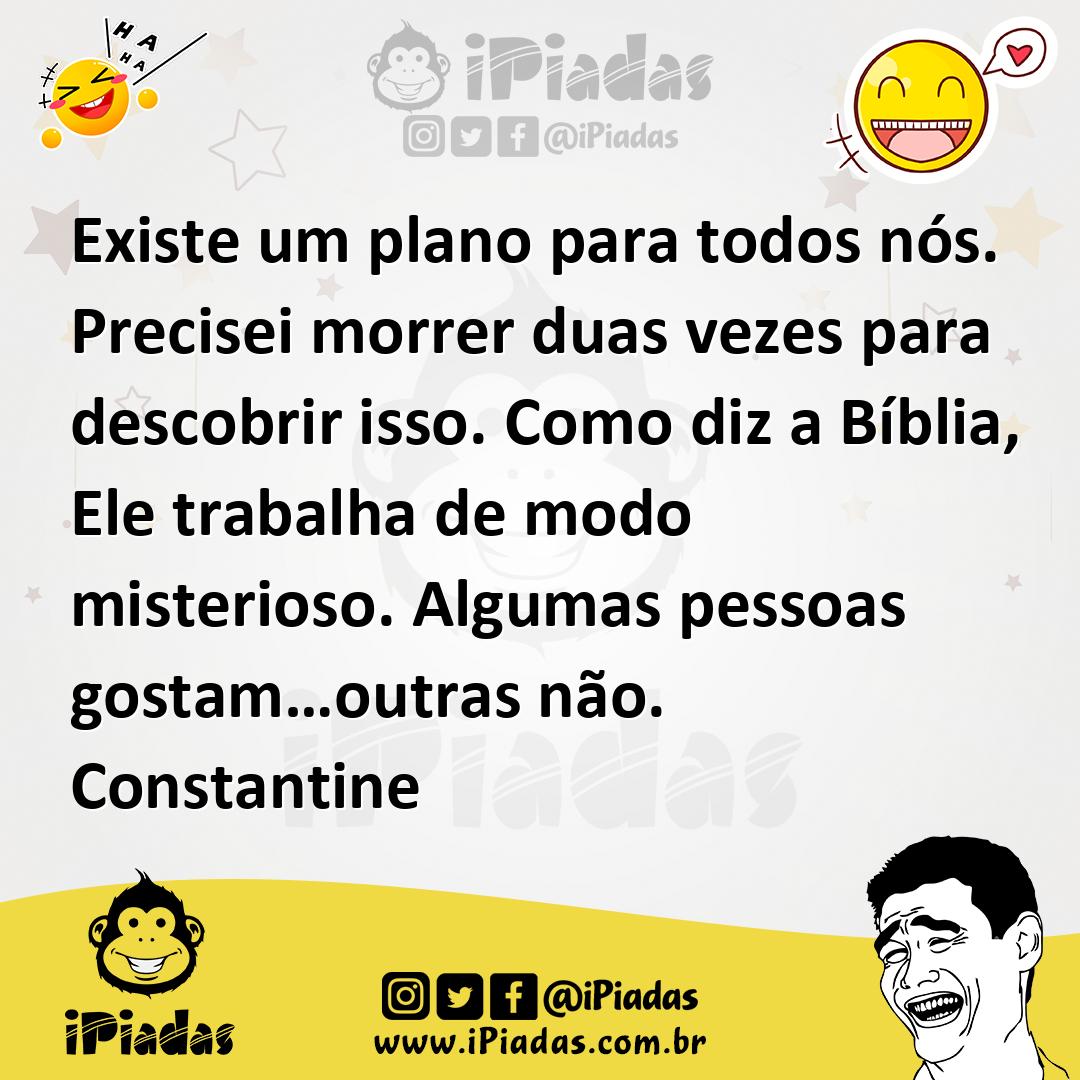 Ilustração de Existe um plano para todos nós. Precisei morrer duas vezes para descob... no iPiadas