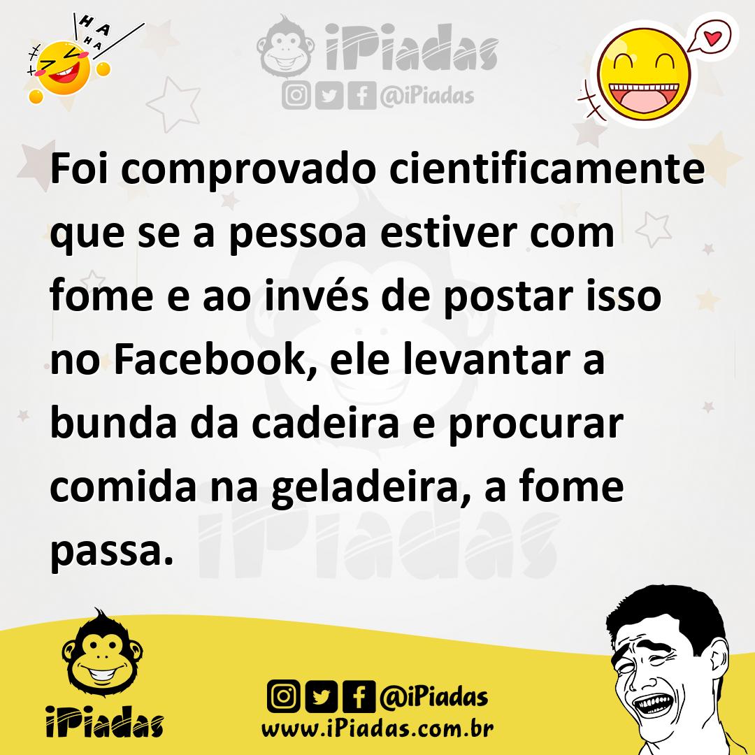 Ilustração de Foi comprovado cientificamente que se a pessoa estiver com fome e ao i... no iPiadas