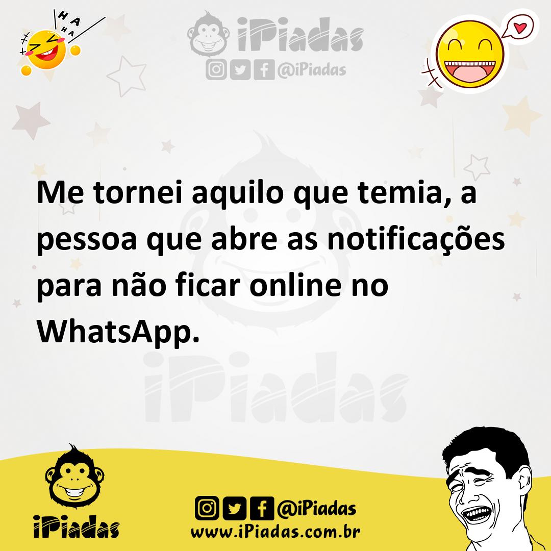 Ilustração de Me tornei aquilo que temia, a pessoa que abre as notificações para não... no iPiadas