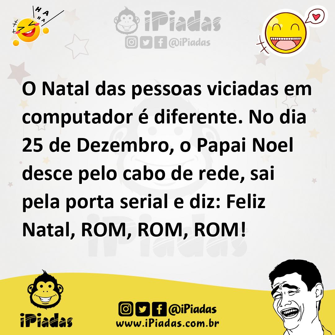 Ilustração de O Natal das pessoas viciadas em computador é diferente. No dia 25 de D... no iPiadas