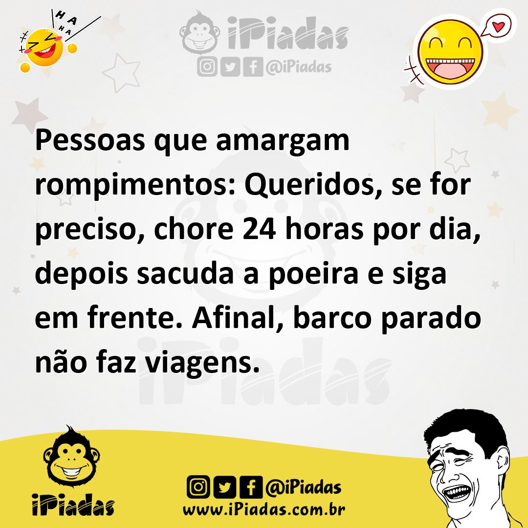 Ilustração de Pessoas que amargam rompimentos: Queridos, se for preciso, chore 24 ho... no iPiadas