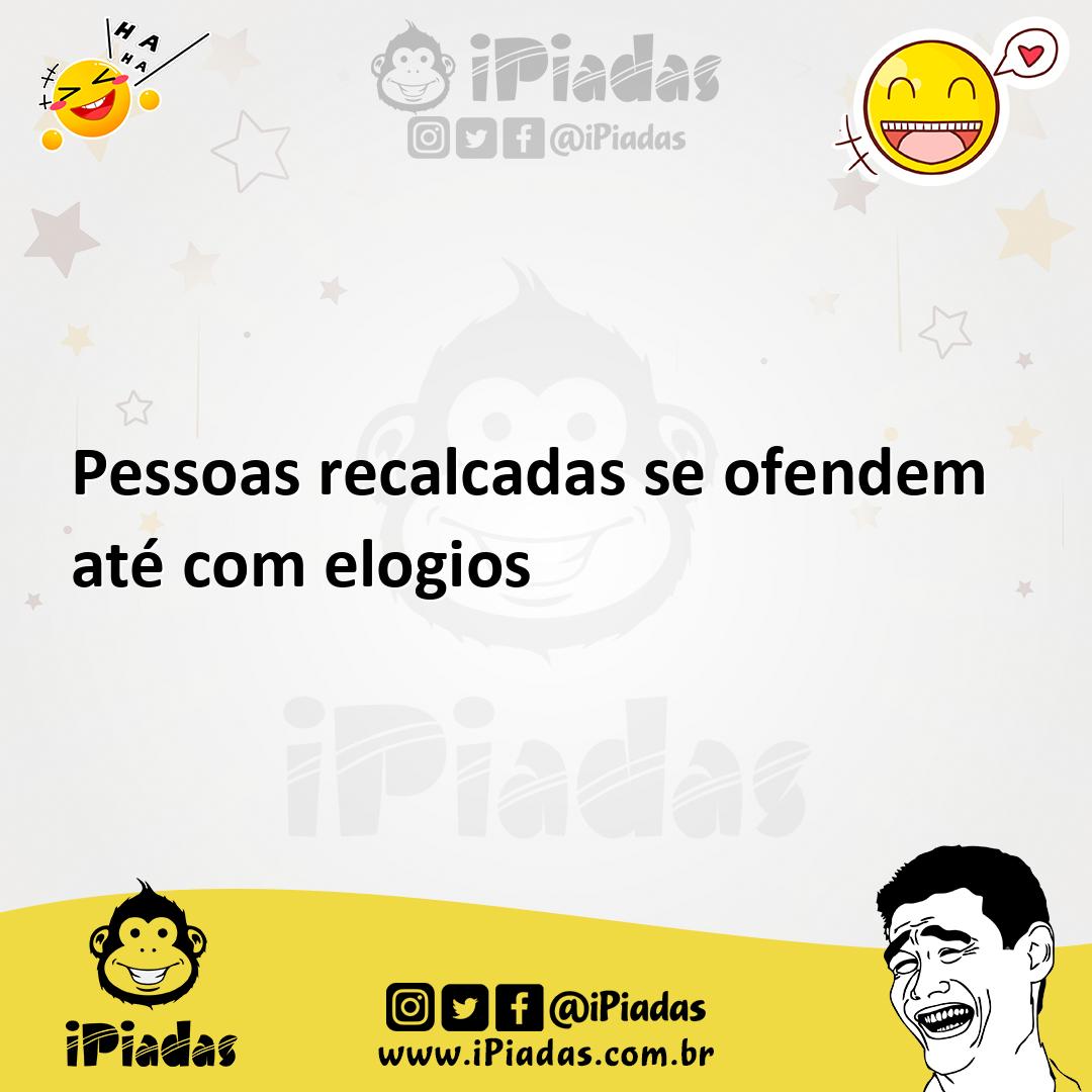 Ilustração de Pessoas recalcadas se ofendem até com elogios no iPiadas
