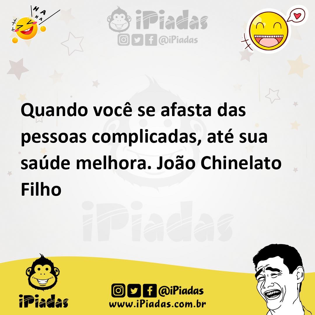 Ilustração de Quando você se afasta das pessoas complicadas, até sua saúde melhora.... no iPiadas
