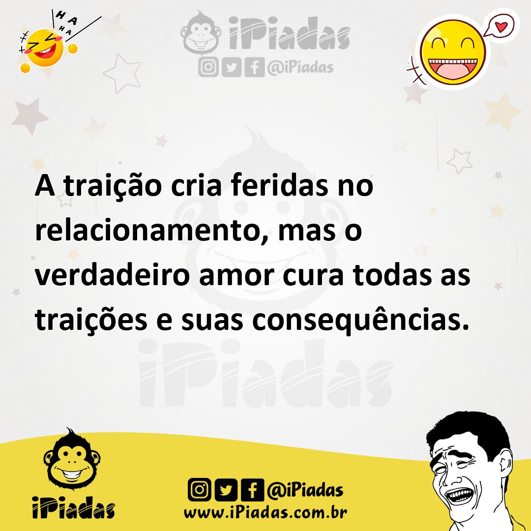 Ilustração de A traição cria feridas no relacionamento, mas o verdadeiro amor cura t... no iPiadas