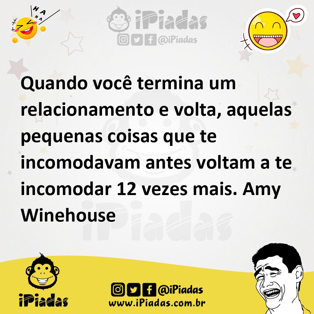 Ilustração de Quando você termina um relacionamento e volta, aquelas pequenas coisas... no iPiadas