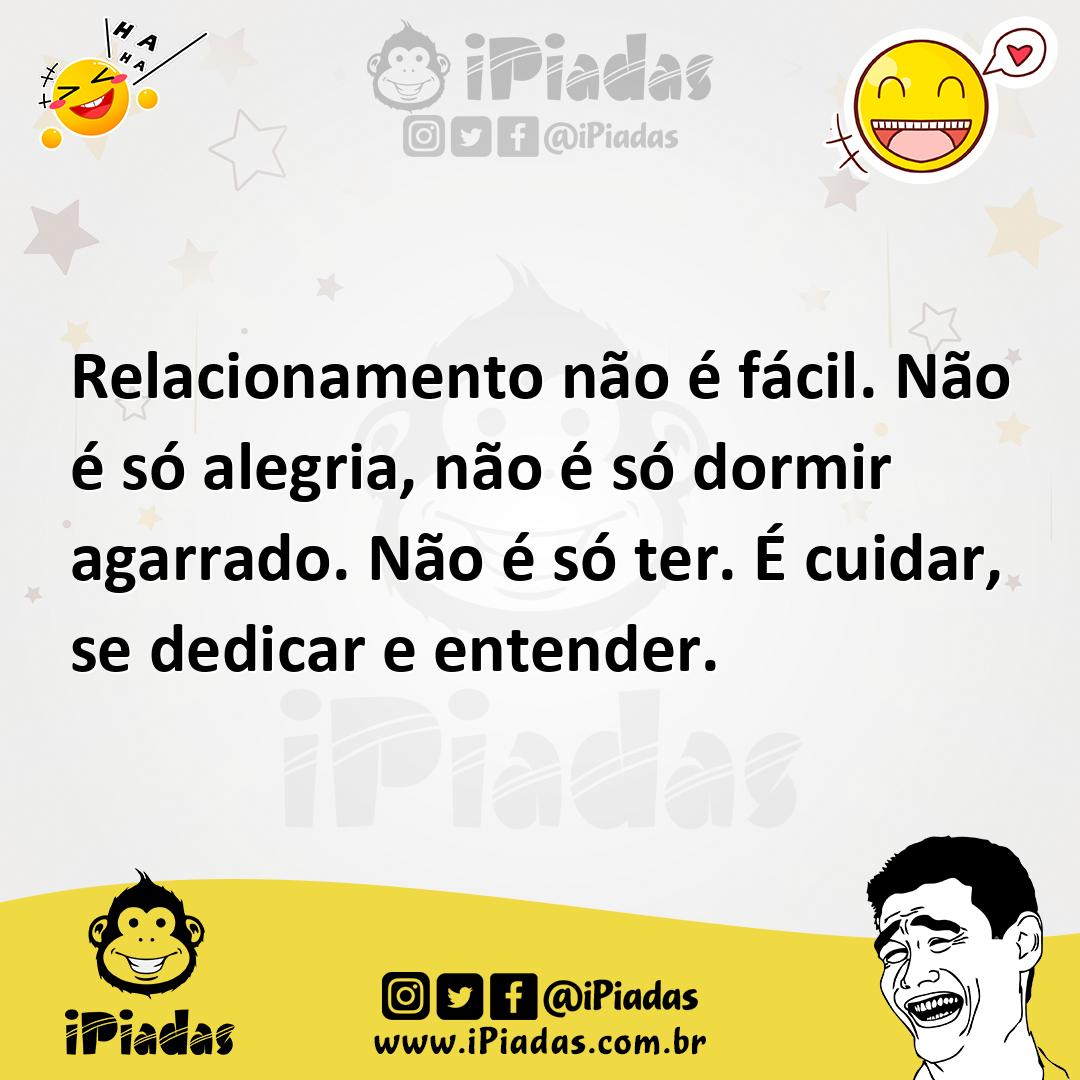 Ilustração de Relacionamento não é fácil. Não é só alegria, não é só dormir agarrado... no iPiadas