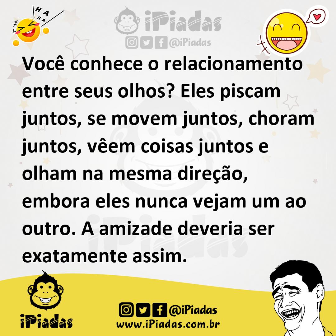 Ilustração de Você conhece o relacionamento entre seus olhos? Eles piscam juntos, se... no iPiadas
