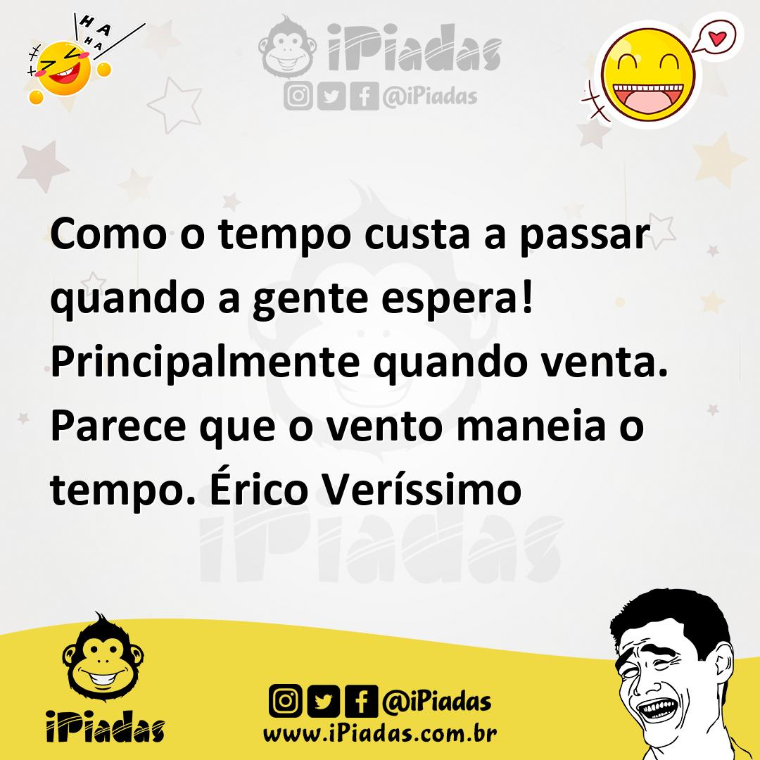 Ilustração de Como o tempo custa a passar quando a gente espera! Principalmente quan... no iPiadas