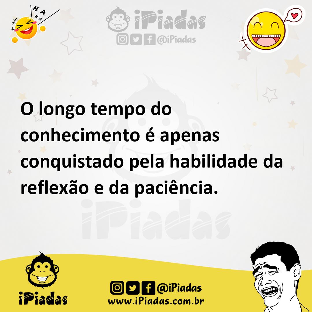 Ilustração de O longo tempo do conhecimento é apenas conquistado pela habilidade da... no iPiadas