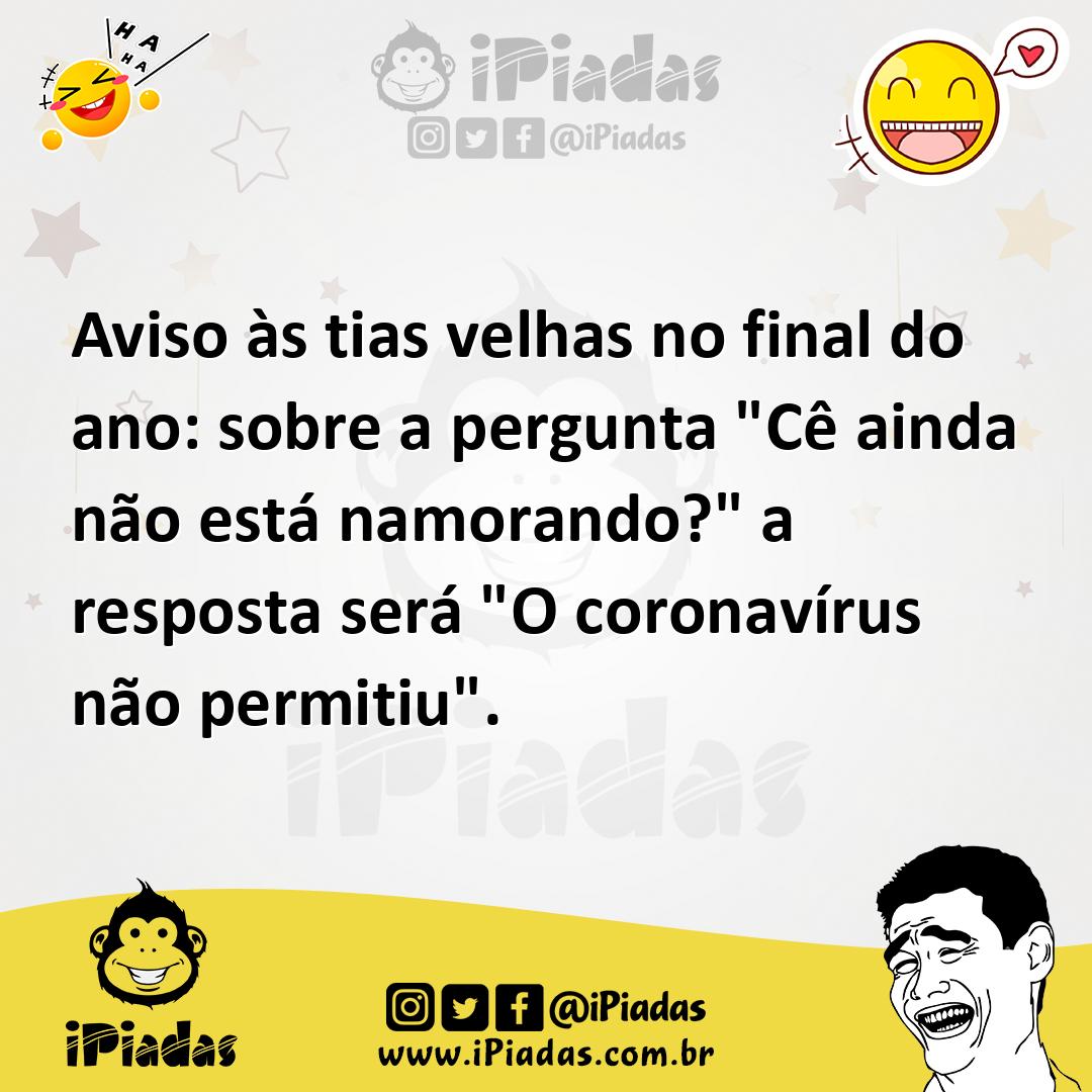 Ilustração de Aviso às tias velhas no final do ano: sobre a pergunta "Cê ainda não e... no iPiadas
