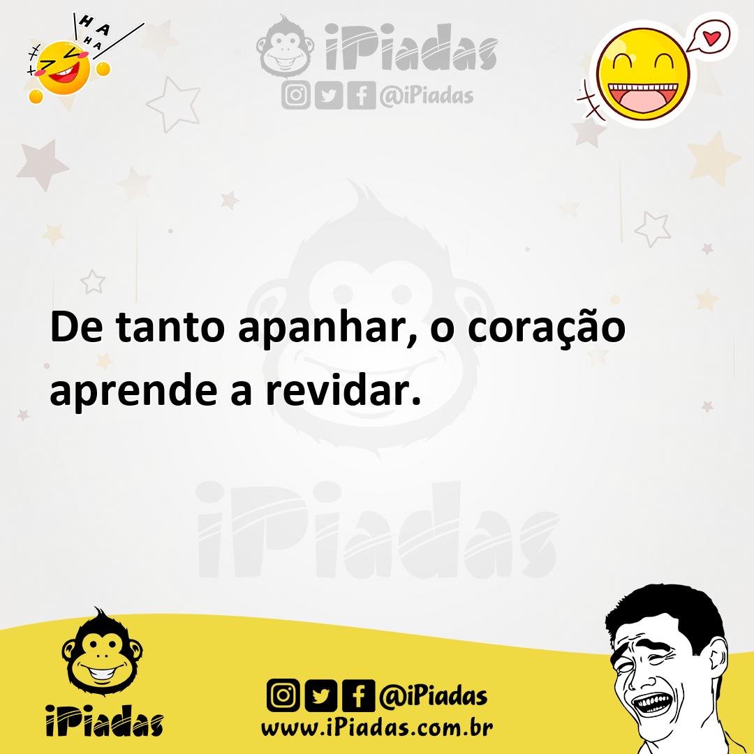 Ilustração de De tanto apanhar, o coração aprende a revidar. no iPiadas