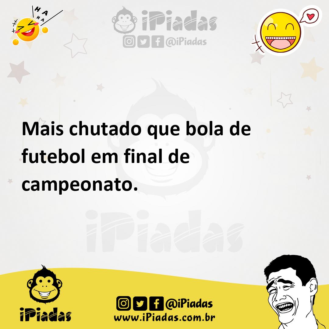 Ilustração de Mais chutado que bola de futebol em final de campeonato. no iPiadas