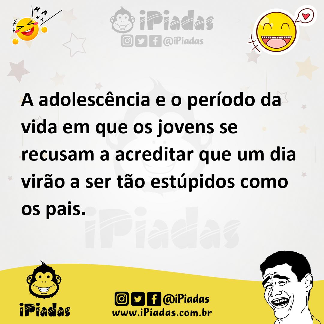 Ilustração de A adolescência e o período da vida em que os jovens se recusam a acred... no iPiadas