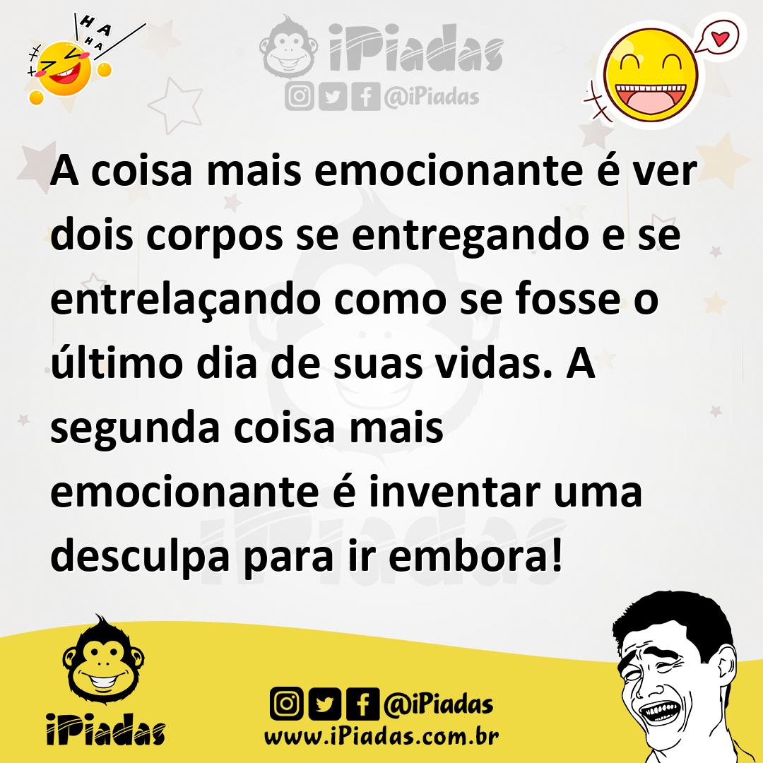 Ilustração de A coisa mais emocionante é ver dois corpos se entregando e se entrelaç... no iPiadas