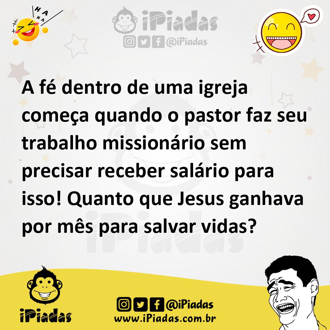 Ilustração de A fé dentro de uma igreja começa quando o pastor faz seu trabalho miss... no iPiadas