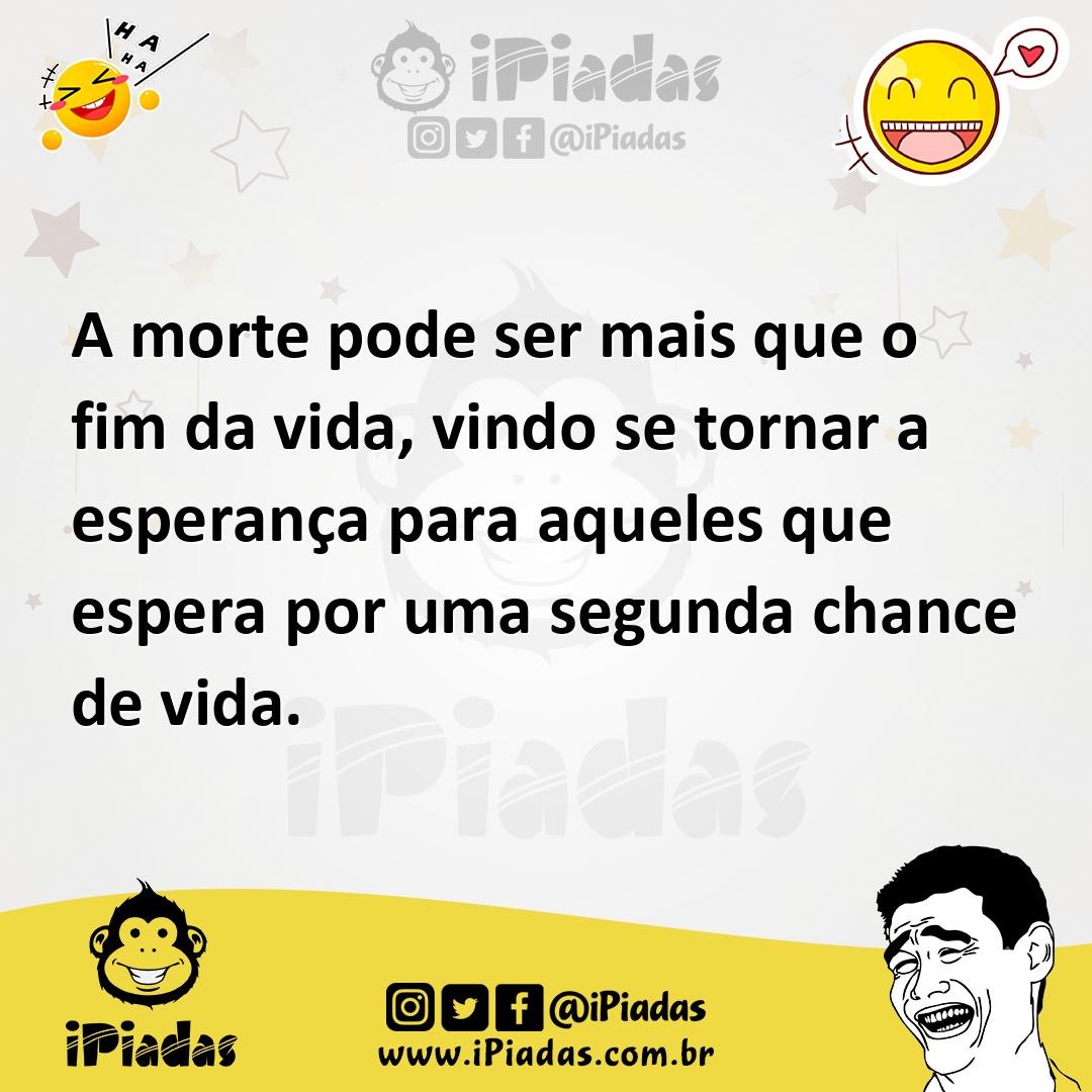 Ilustração de A morte pode ser mais que o fim da vida, vindo se tornar a esperança p... no iPiadas