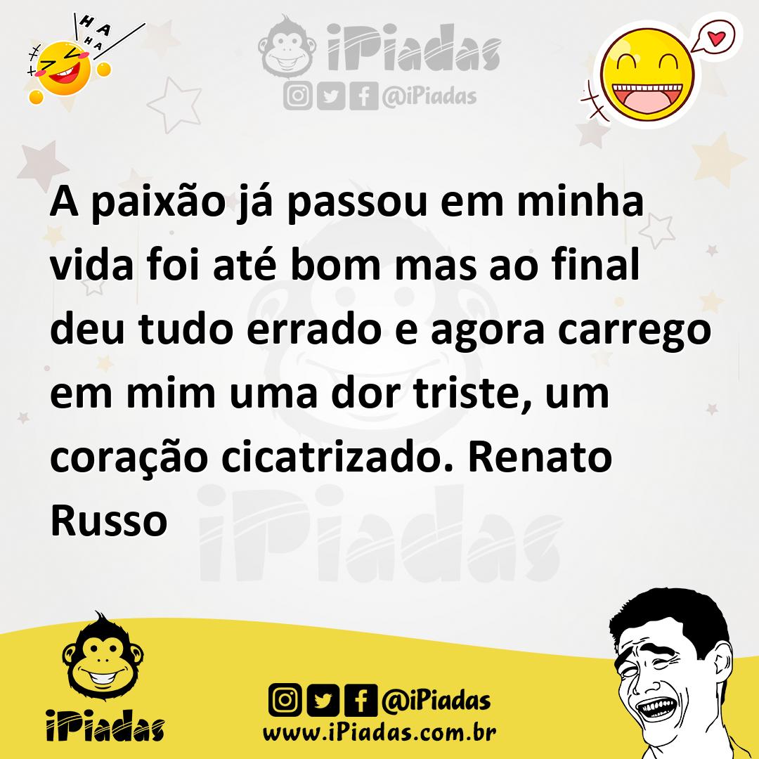 Ilustração de A paixão já passou em minha vida foi até bom mas ao final deu tudo err... no iPiadas