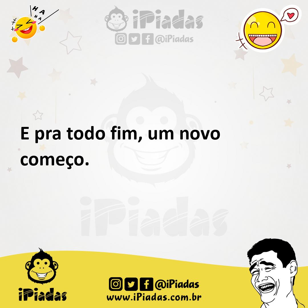 Ilustração de E pra todo fim, um novo começo. no iPiadas