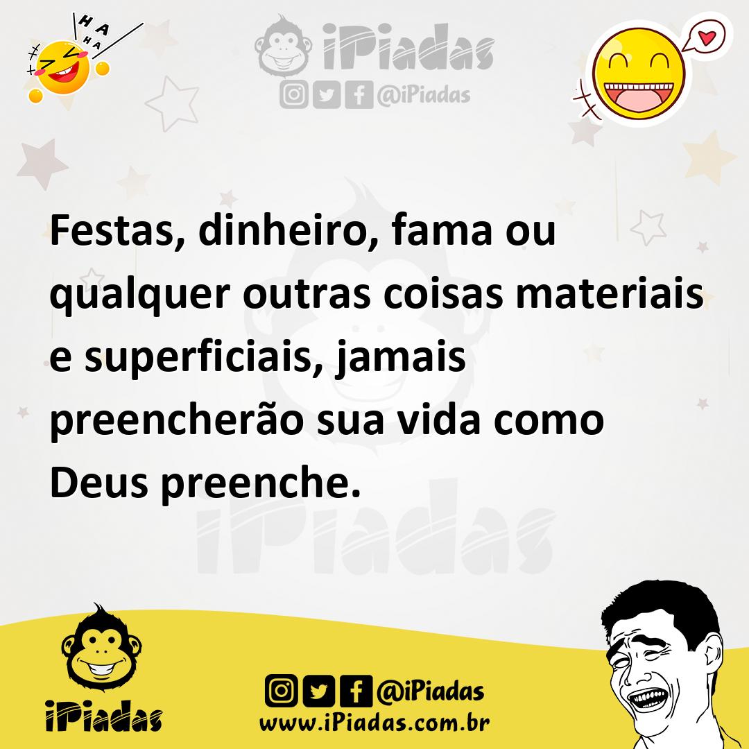 Ilustração de Festas, dinheiro, fama ou qualquer outras coisas materiais e superfici... no iPiadas