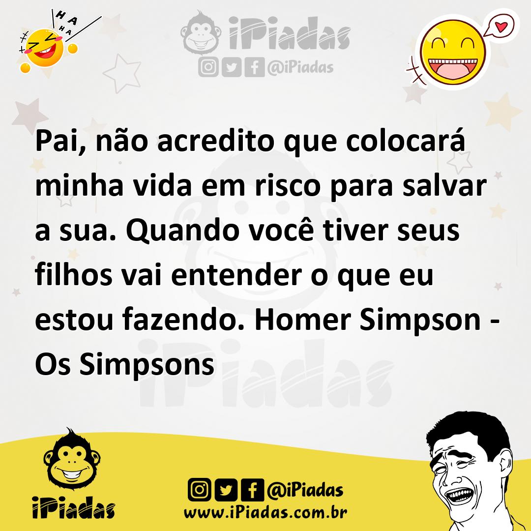 Ilustração de Pai, não acredito que colocará minha vida em risco para salvar a sua.... no iPiadas