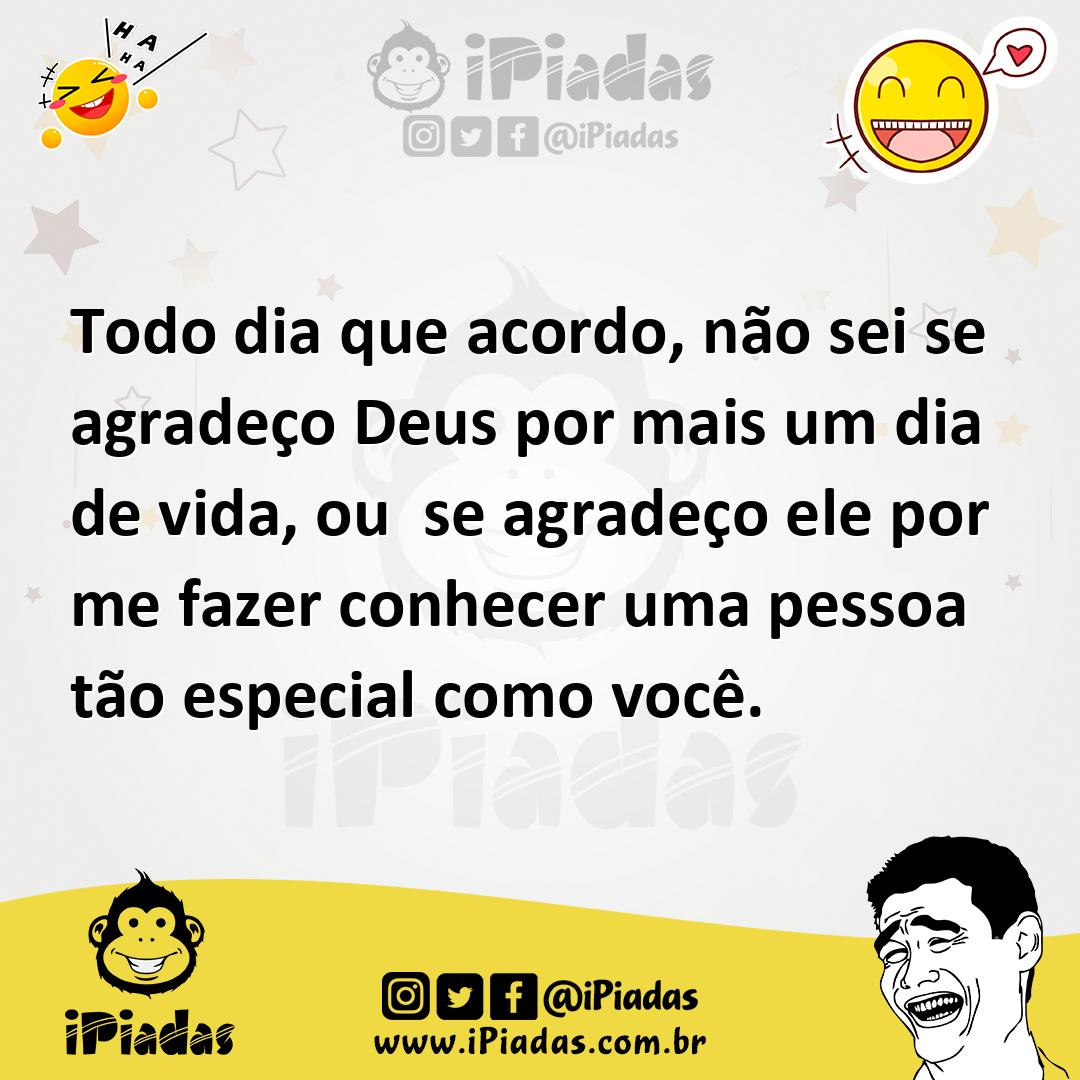 Ilustração de Todo dia que acordo, não sei se agradeço Deus por mais um dia de vida,... no iPiadas