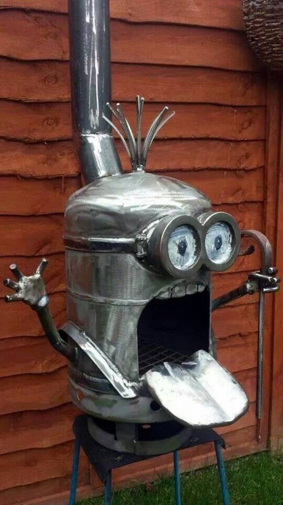 Imagem engraçada Preparando um Churrasquinion no iPiadas