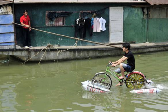 Imagem engraçada Bicicleta Aquática no iPiadas