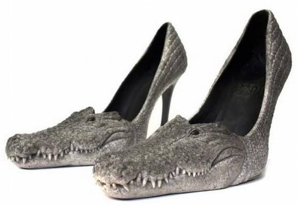 Imagem engraçada Sapatos de Couro de Jacaré no iPiadas