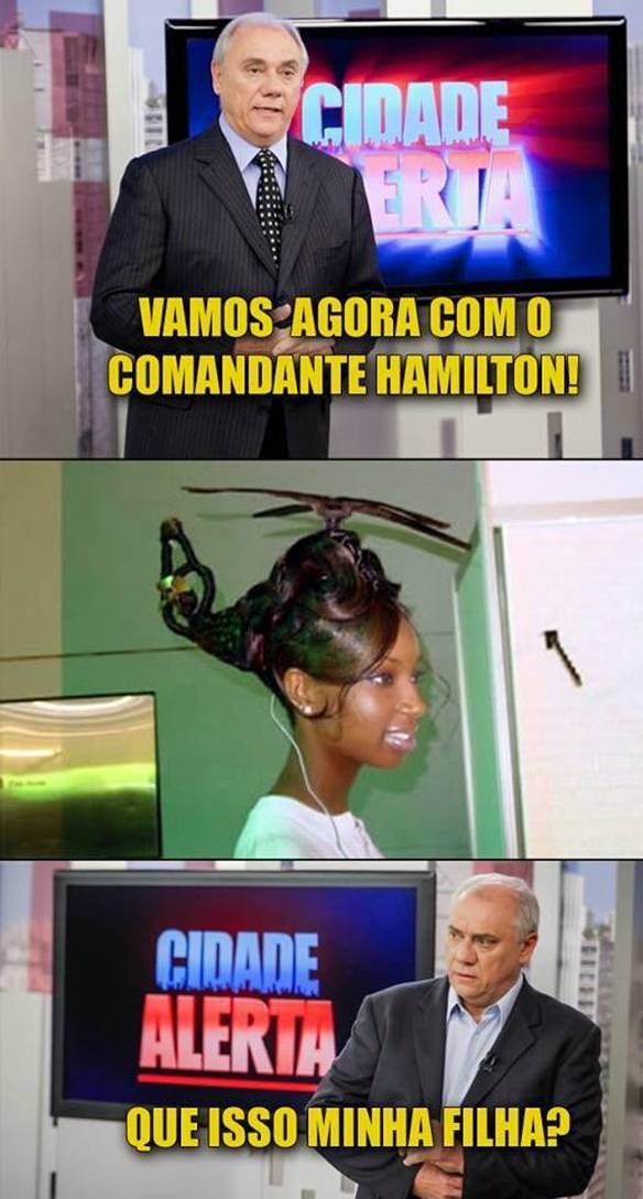 Imagem engraçada Vamos Agora Com o Comandante Hamilton no iPiadas