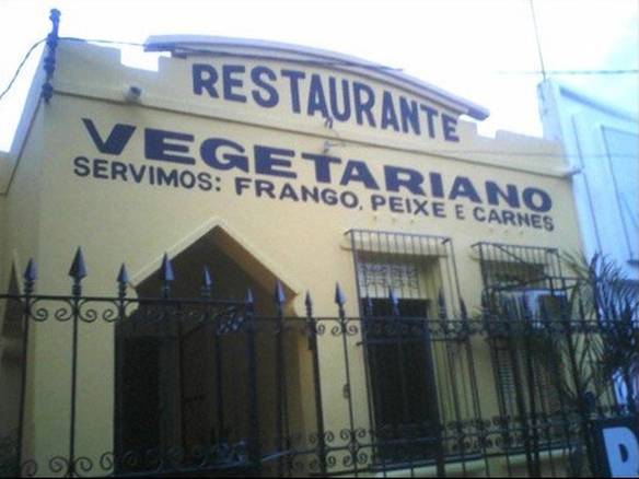Imagem engraçada Vegetariano, Só Que Não no iPiadas