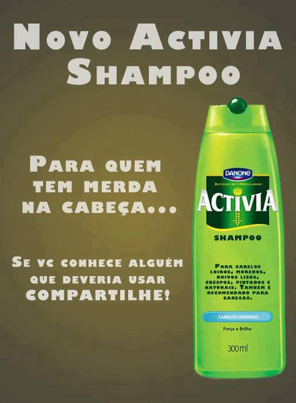 Imagem engraçada Shampoo de Alívio Rápido no iPiadas