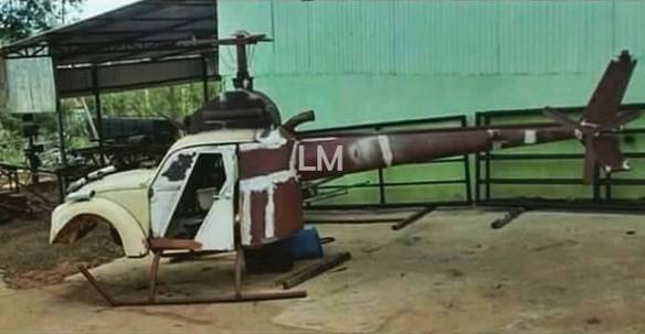 Imagem engraçada Vende-se Fuscacóptero no iPiadas