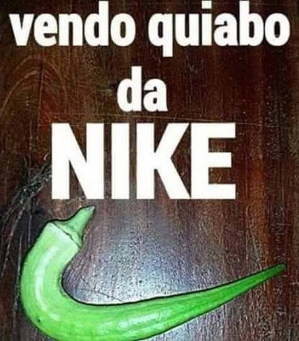 Imagem engraçada Quiabo da Nike no iPiadas
