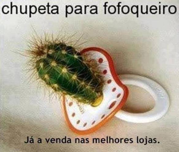 Imagem engraçada Chupeta Para Fofoqueiro no iPiadas