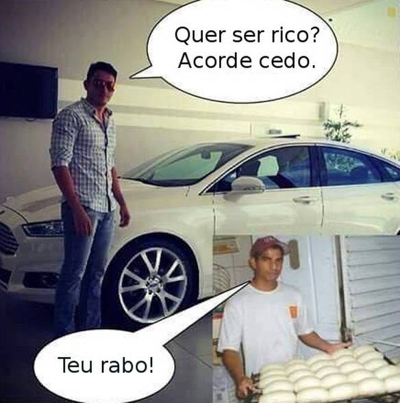 Imagem engraçada Quer Ser Rico? no iPiadas