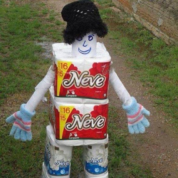 Imagem engraçada Boneco de Neve no Brasil no iPiadas