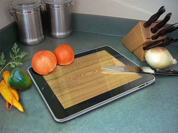 Imagem engraçada Tablet de Bater Carne no iPiadas