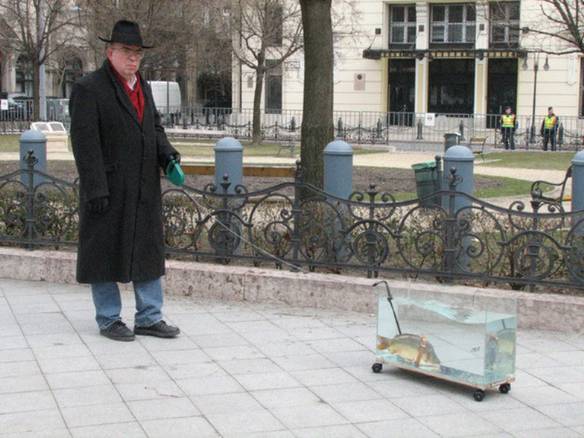 Imagem engraçada Peixinho Passeando no iPiadas