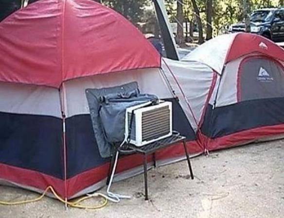 Imagem engraçada Acampamento Estruturado no iPiadas