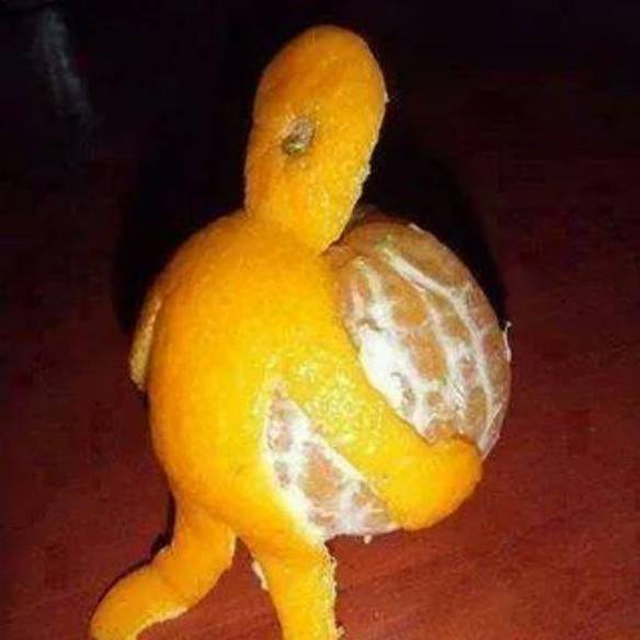 Imagem engraçada Roubando Uma Laranja no iPiadas