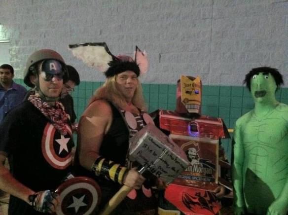 Imagem engraçada Fantasia de Hulk no iPiadas